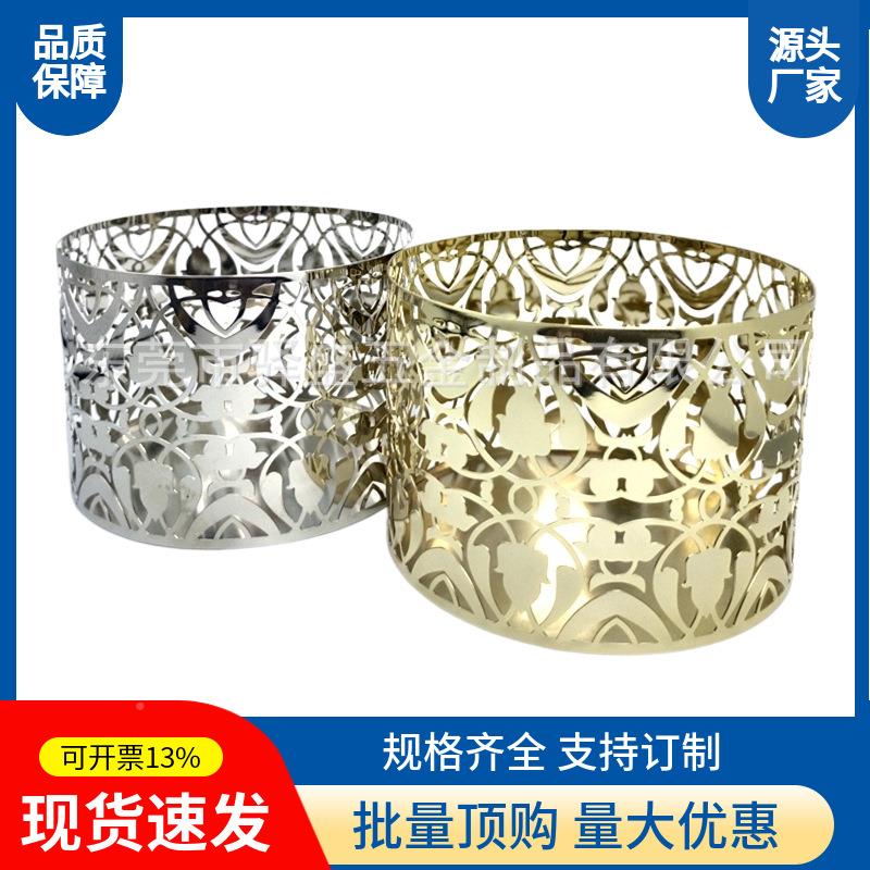 009厂家浪北直销欧铁艺风灯烛金属镂空工艺品复古漫创意蜡烛台摆
