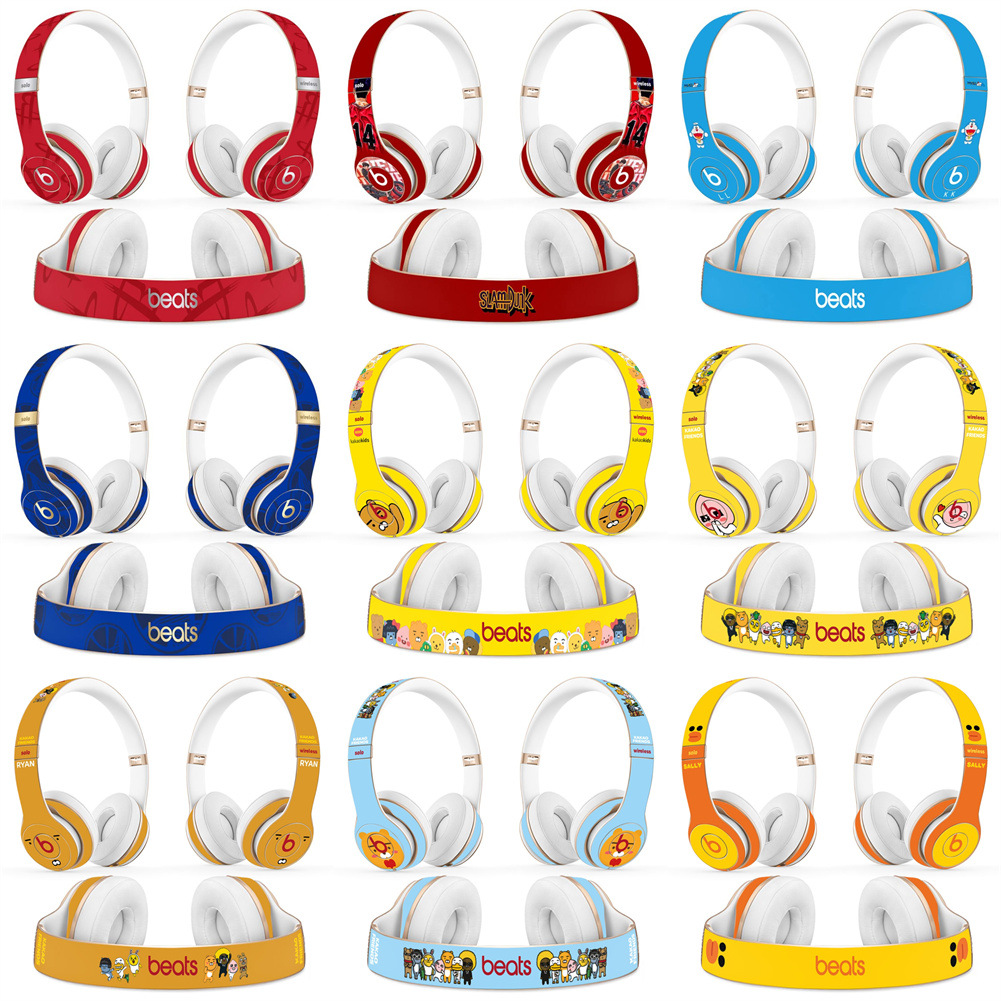 适用于beats solo3 Solo2无线耳机贴纸solo3无线蓝牙贴膜保护膜