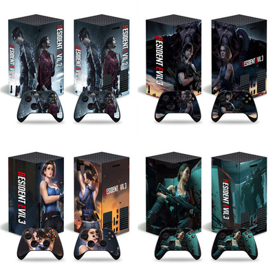 XSX series x游戏机全身贴纸 保护膜彩膜  Resident evil 3 彩膜