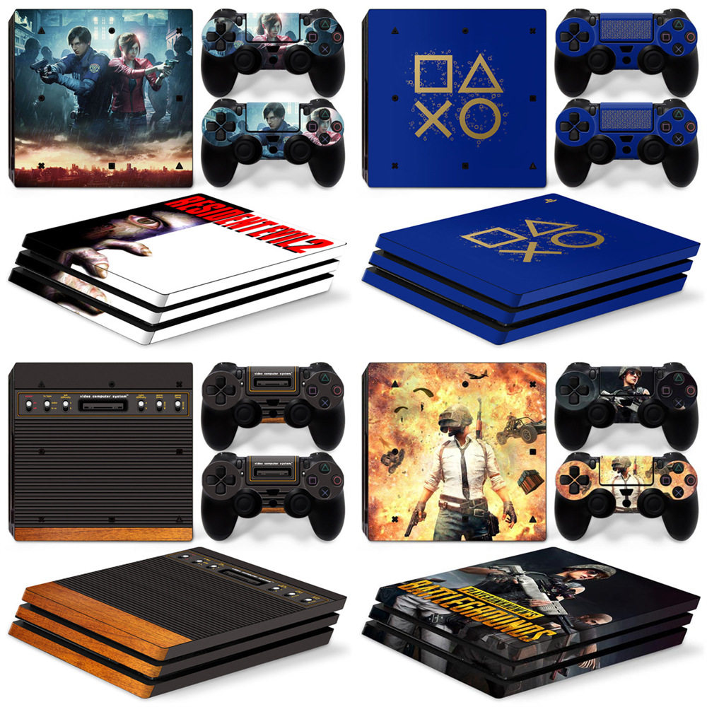 PS4 Pro游戏机主机全身彩贴 贴纸Resident evil devil may cry 5 - 实物图
