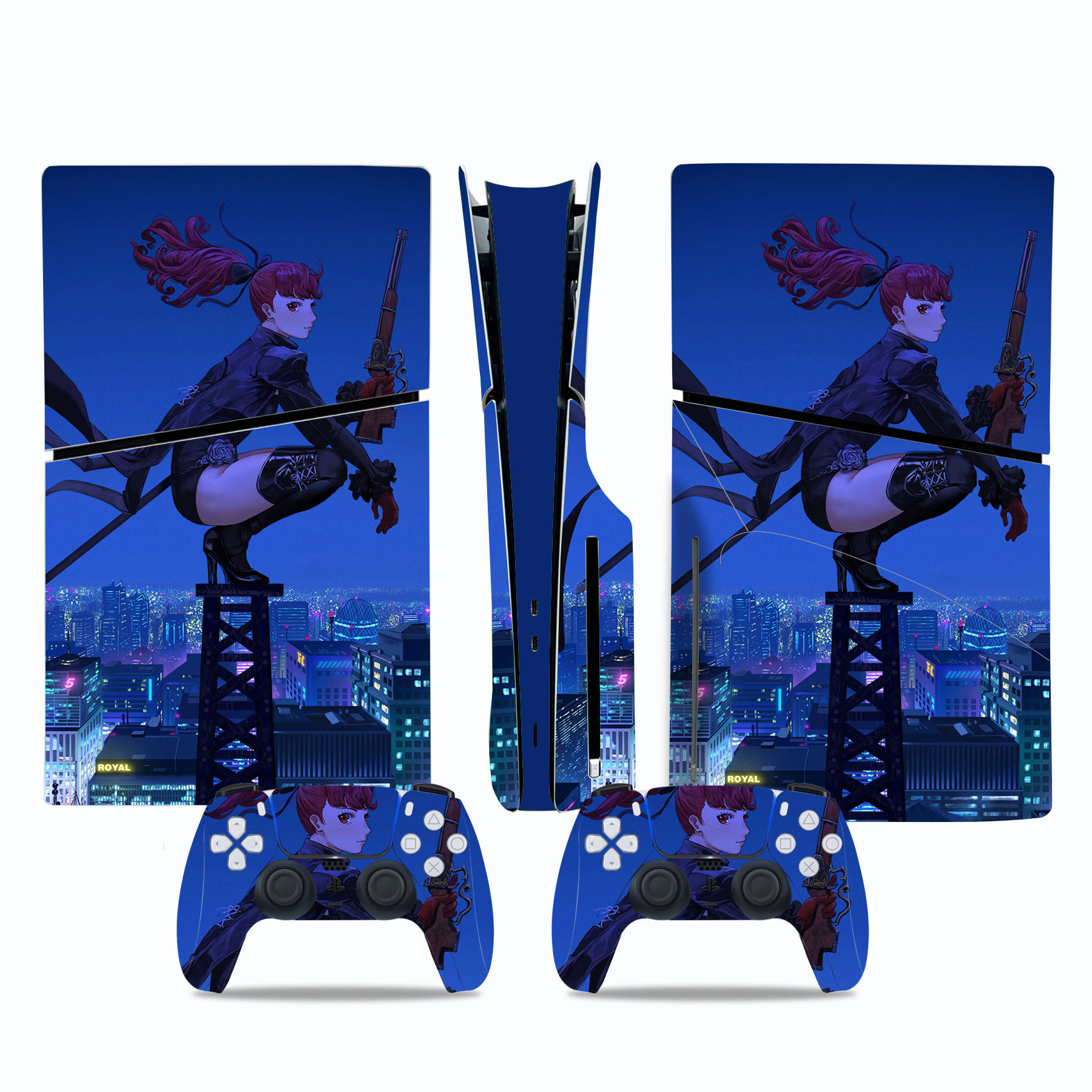 PS5 slim游戏机彩贴彩膜机身P5贴纸skin sticker女神异闻录5