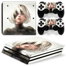 PS4 PRO贴膜 PS4 slim贴纸  尼尔机械纪元 游戏机痛机贴手柄贴 2B