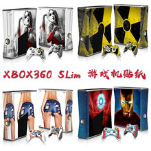 xbox360 slim薄机贴纸痛贴卡通膜1