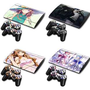 slim 适用于PS3 4000超薄机贴纸PS3 Slim 4000薄机贴膜动漫 Super