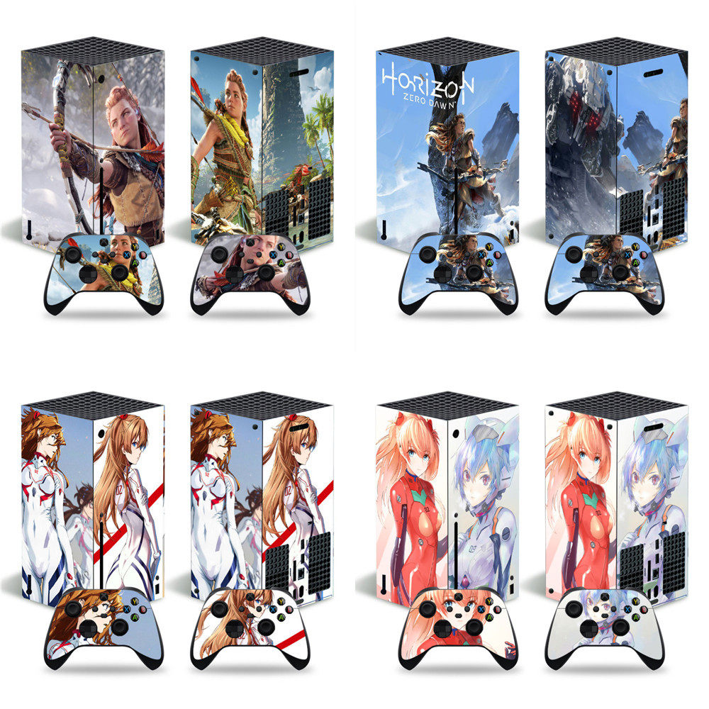 xbox series x游戏主机贴纸整套 纯色 撞色 单色 拼色EVA福音战士