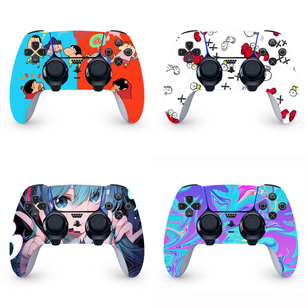 PS5精英手柄贴纸来图PS5 edge手柄贴膜 全机身保护贴彩贴skin图片