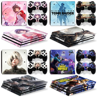 PS4 Pro游戏主机贴纸Red dead redemption 2 Skin 手柄贴膜彩膜