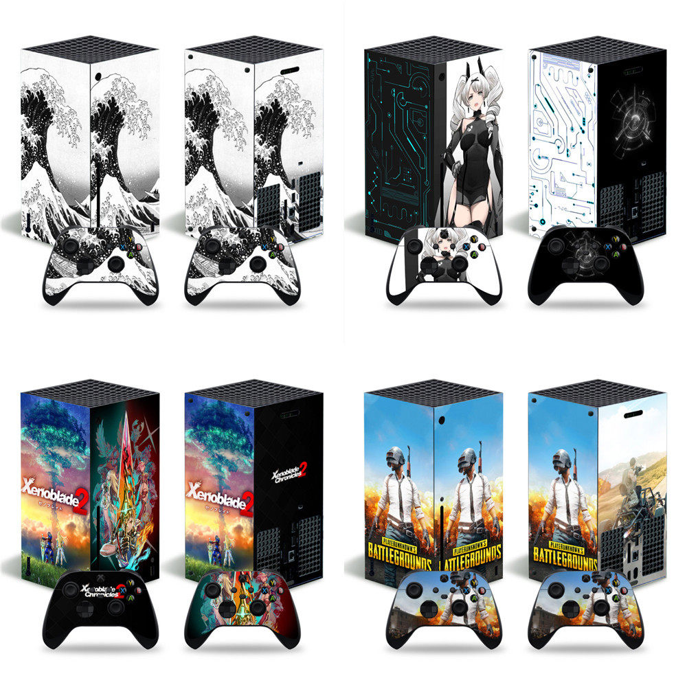 series x游戏机全身贴纸  冲浪 卡通 彩贴 Skin Sticker
