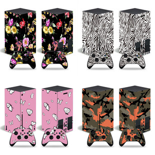 游戏机全身贴纸 Series 手柄贴膜 Skin Sticker 花草卡通 XSX