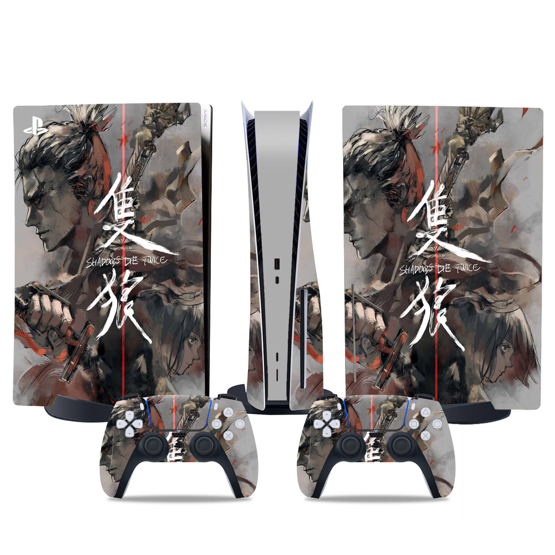PS5贴纸 数字版光驱版 游戏主机贴纸彩膜 只狼 炫彩贴膜