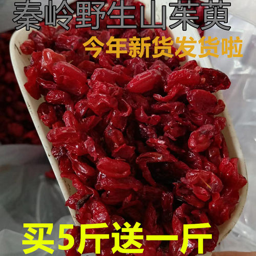 2025年新货山茱萸 秦岭野生茱萸肉中药材山萸肉500克包邮拍5送1斤