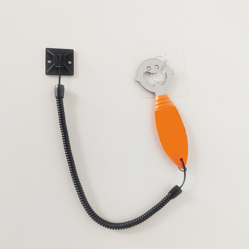 答题器开瓶器防丢绳手写笔套伸缩绳抢答器公章绑带弹簧绳桌面粘贴