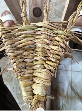 纯手工 编织 稻草鞋 半成品 体验活动 红色文化活动 拍10双起发货