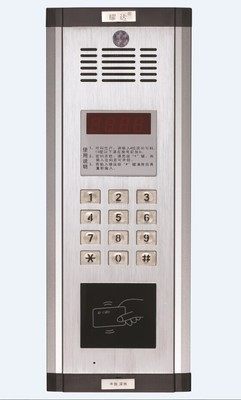 耀达2639sb4四线非可视刷卡主机楼宇对讲主机门禁系统电子门铃