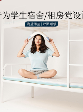 林芃海盐床垫租房专用专用大学90x190cm租房180x200记忆棉褥子软