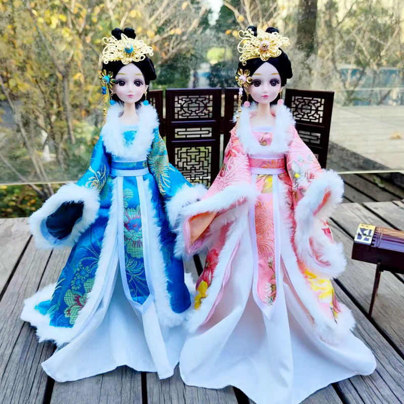 古装汉服娃娃儿童玩具生日礼物