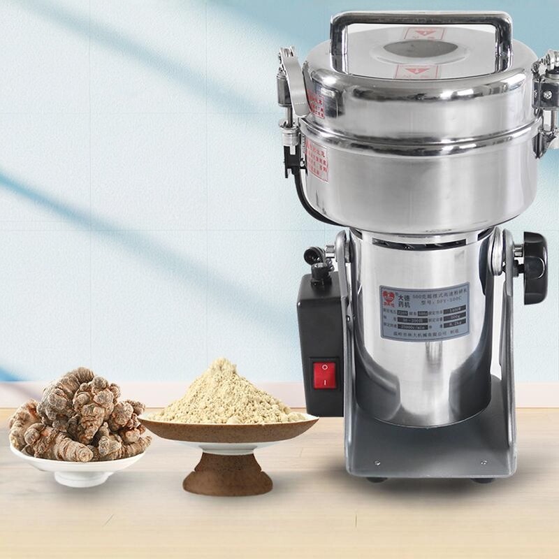 大德 500克小型高效磨粉机 DFY-500多功能三七中药材打粉机超细