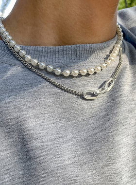 2件套珍珠特密链项链套装