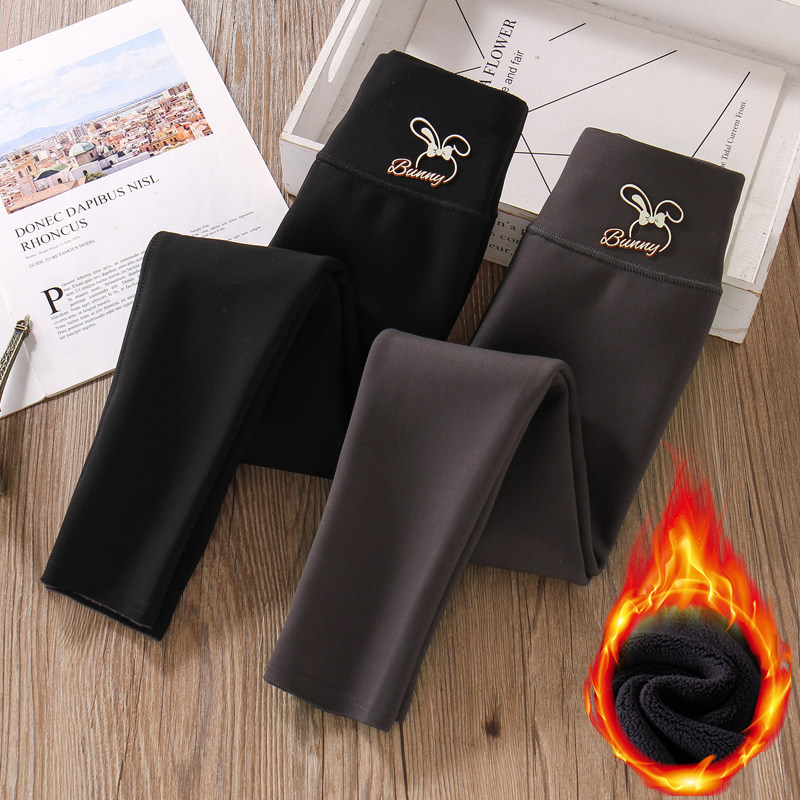 女童鲨鱼裤加绒秋冬外穿裤子新款高腰瑜伽芭比裤黑色中大童打底裤,童装/婴儿装/亲子装,裤子,淘宝优惠券,粉丝福利购,淘宝优惠卷