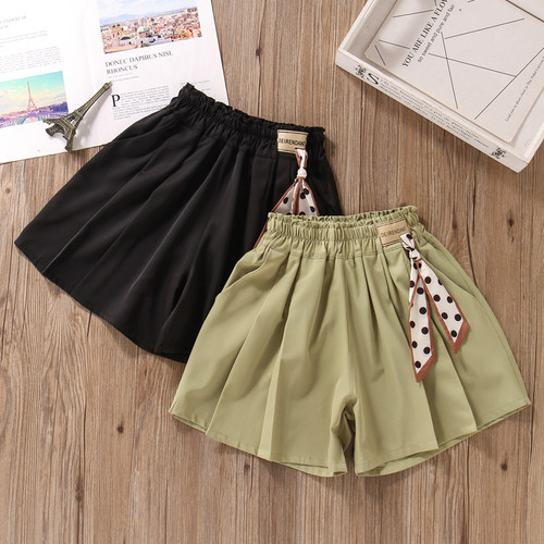 冰丝短裤子夏季洋气儿童薄款裙裤