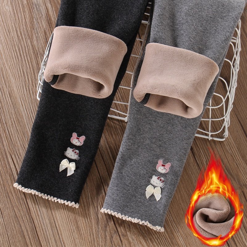 女童打底裤外穿冬季加绒加厚保暖超好看修身女孩洋气高腰弹力裤子,童装/婴儿装/亲子装,裤子,淘宝优惠券,粉丝福利购,淘宝优惠卷