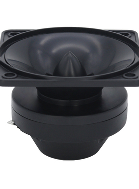 2.5寸方形号角高音喇叭吉他乐器超高频带线圈防水压电陶瓷扬声器