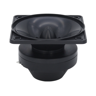 2.5寸方形号角高音喇叭吉他乐器超高频带线圈防水压电陶瓷扬声器