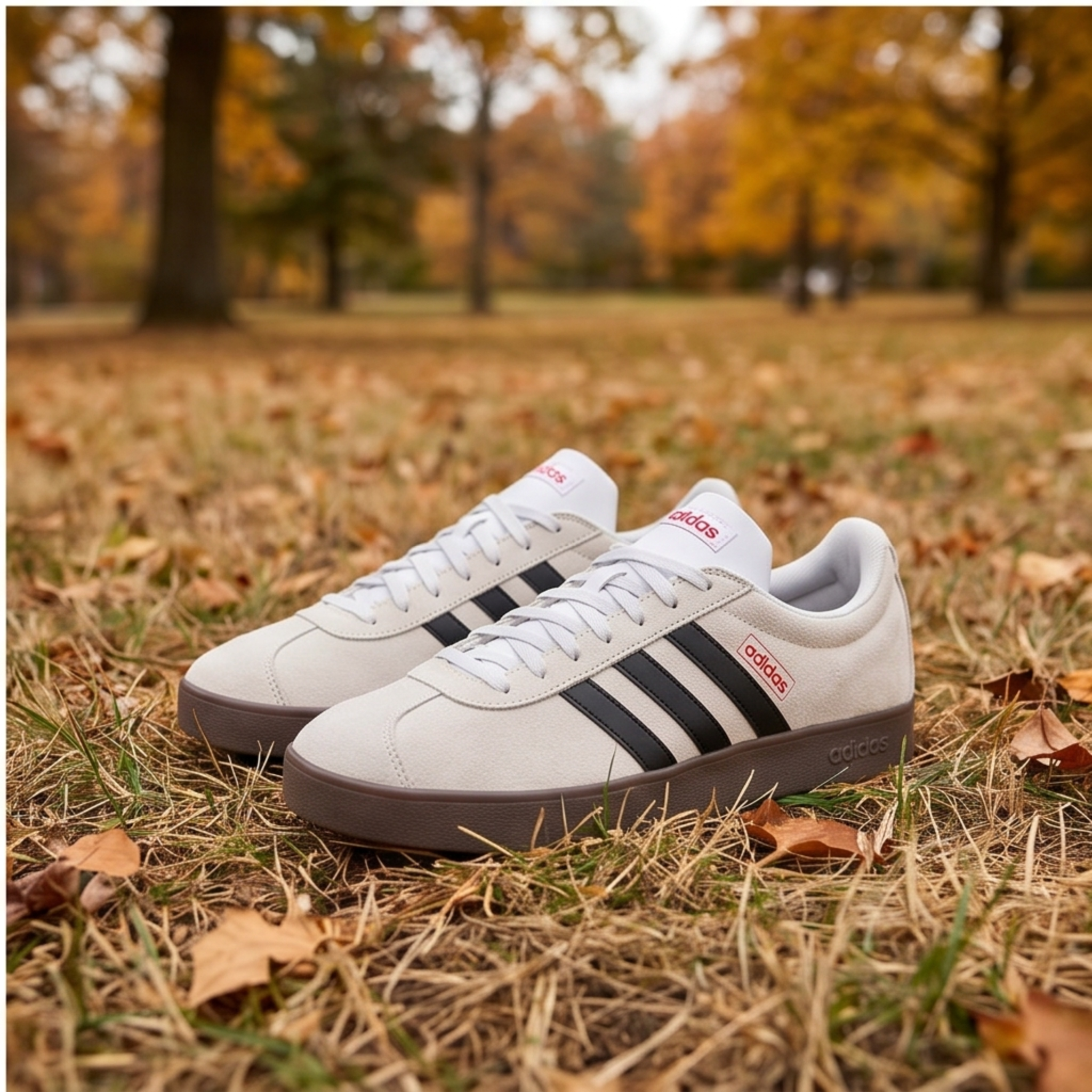 Adidas阿迪达斯VL Court 2.0复古德训鞋男女防滑休闲板鞋JS3003