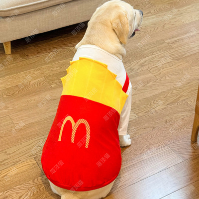 原创狗狗衣服金毛中大型犬拉布拉多萨摩耶大狗狗宠物冬季加绒衣服