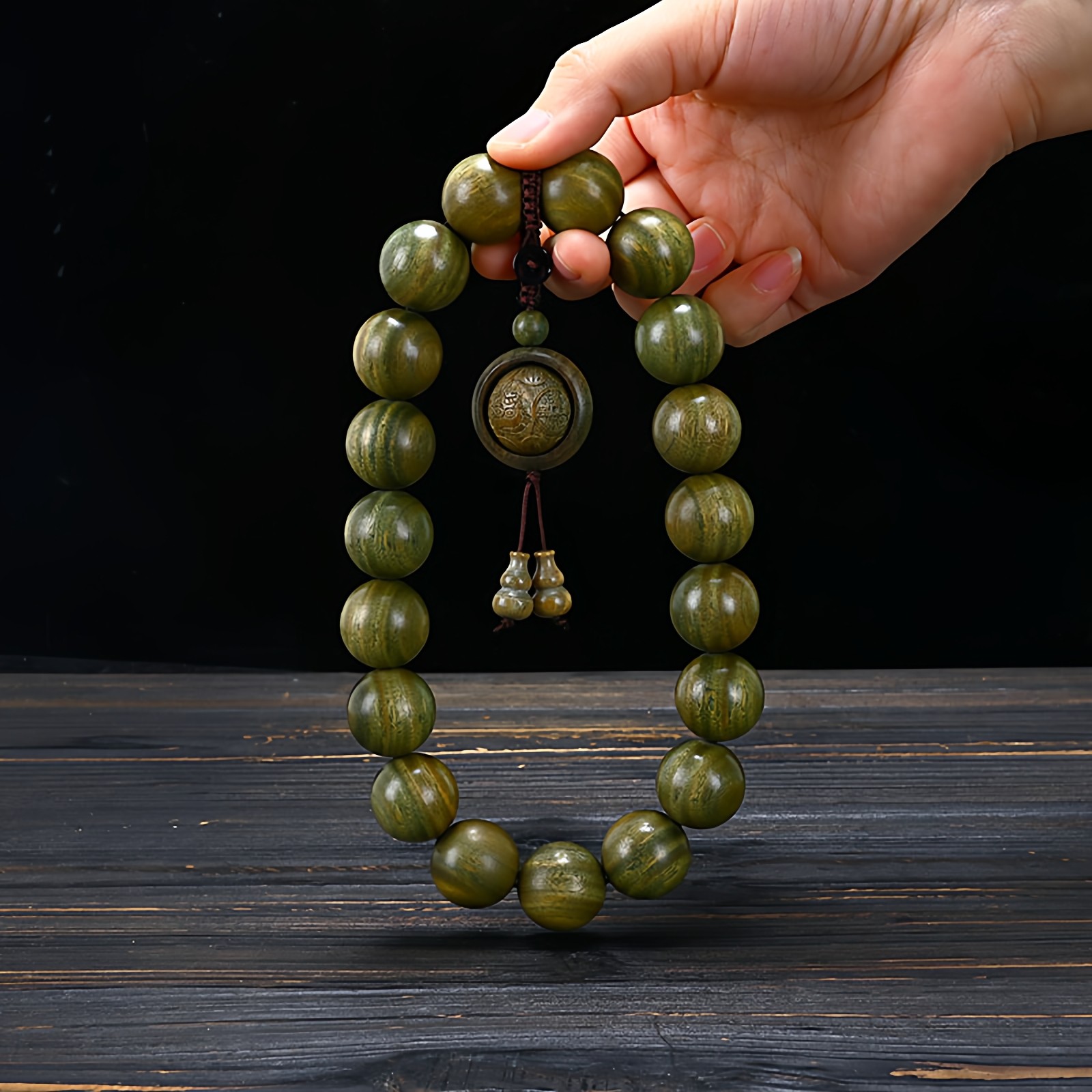 阿根廷绿檀手持玉檀木