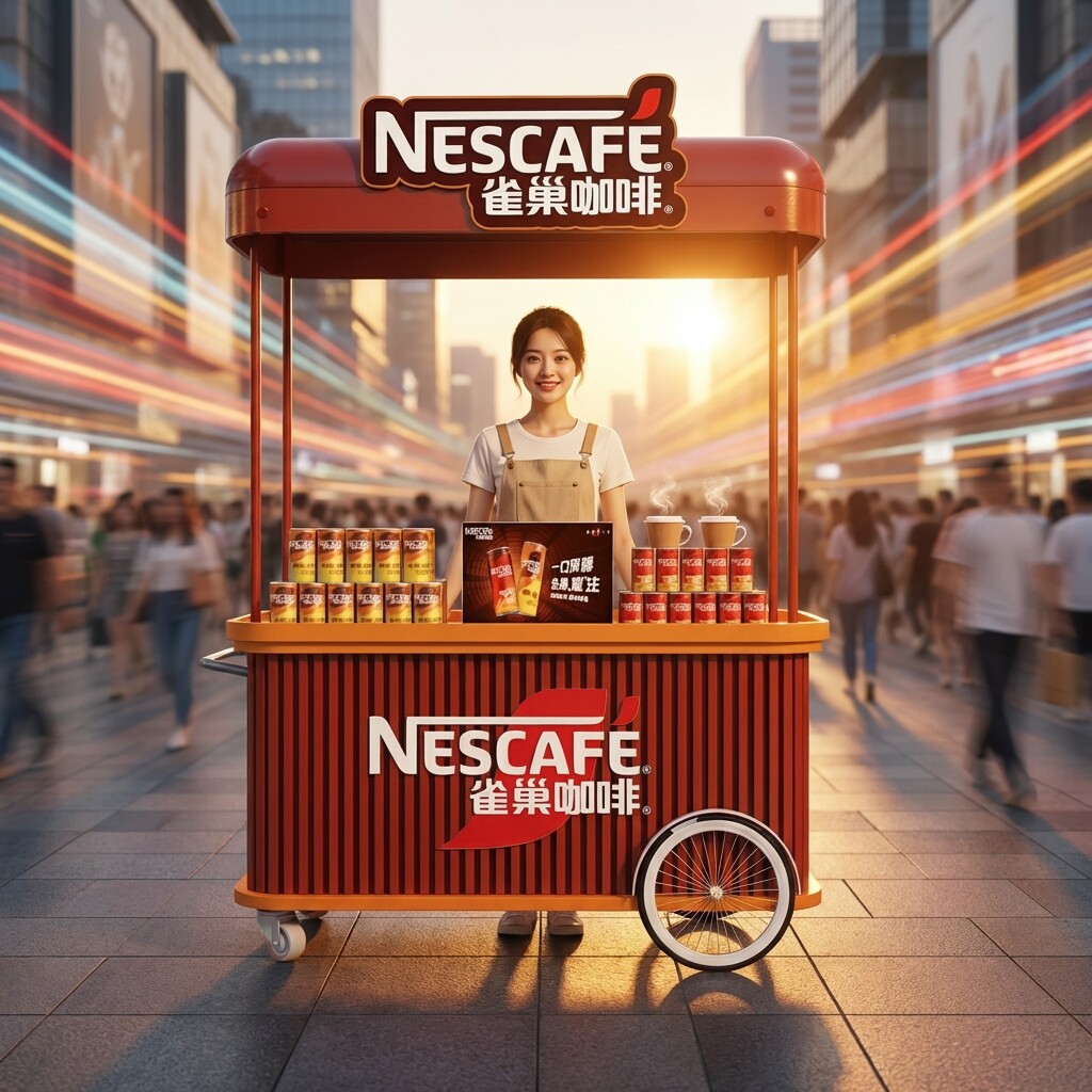可移动咖啡餐车多功能户外奶茶甜品冰淇淋糖葫芦小吃车促销花艺车