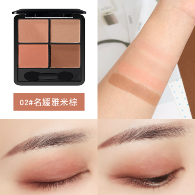danni丹妮珠光钻石4色眼影盒四色眼影盘大地色系香槟色烟熏妆彩妆