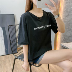 White cotton short sleeve t-shirt female 9 colors new summer T-shirt net red ins super fire top