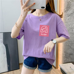 White cotton short sleeve t-shirt female 9 colors new summer T-shirt net red ins super fire top