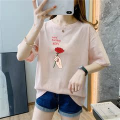 白色純棉短袖t恤女9個色新款夏季體恤網紅ins超火上衣