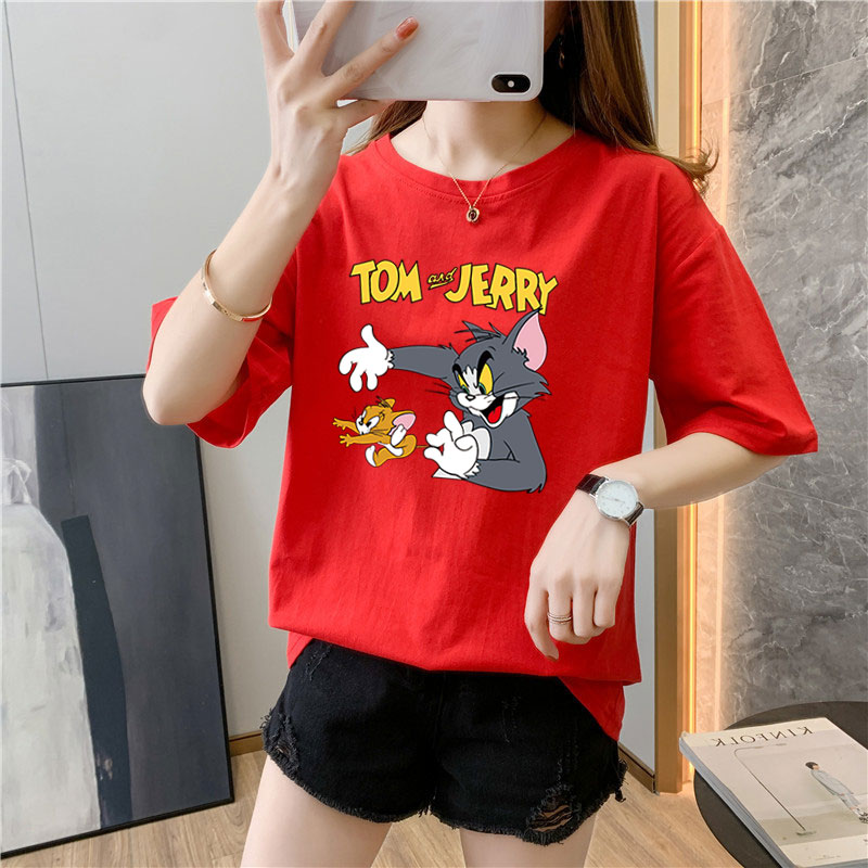 White cotton short sleeve t-shirt female 9 colors new summer T-shirt net red ins super fire top