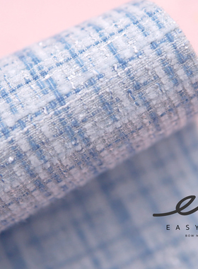 easymaker闪布手工diy材料小香风绒感亮丝发夹制作ins蝴蝶结ig儿