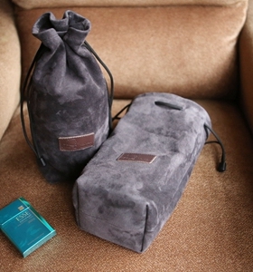 tonyfay羊皮镜头袋单反微单镜头包手动镜头保护包防尘防水耐磨