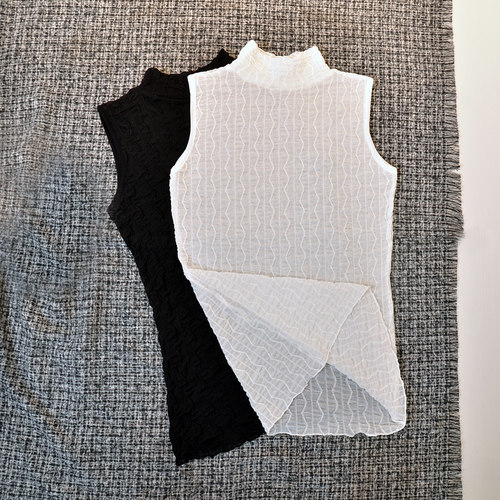 蕾丝柔软打底衫镂空内搭衫