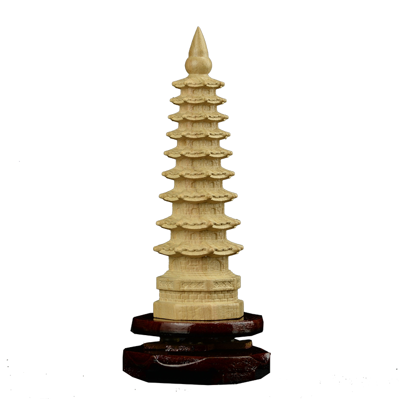 桃木文昌塔摆件九层十三层13七层