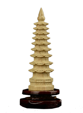 桃木文昌塔摆件九层十三层13七层