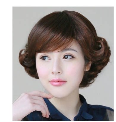 妈妈外翻翘老太太全头套羊毛假发