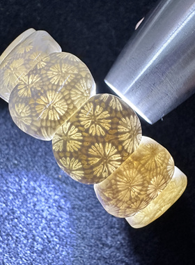 上新珊瑚玉手牌冰透蝴蝶花