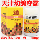 鸽药鸽子药天津稳拿鸽药幼鸽夺霸300丸大幼夺育雏宝鸽大壮信鸽用