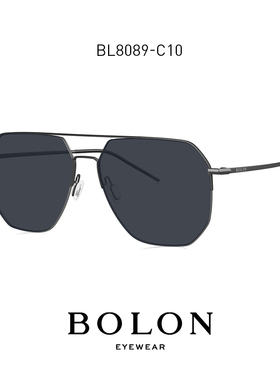 BOLON暴龙眼镜轻薄太阳镜飞行员框蛤蟆镜偏光驾驶钓鱼墨镜BL8089