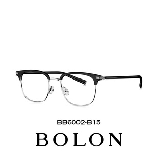 BOLON暴龙近视眼镜框25新品 钛架可配度数男商务半框镜架女BB6002