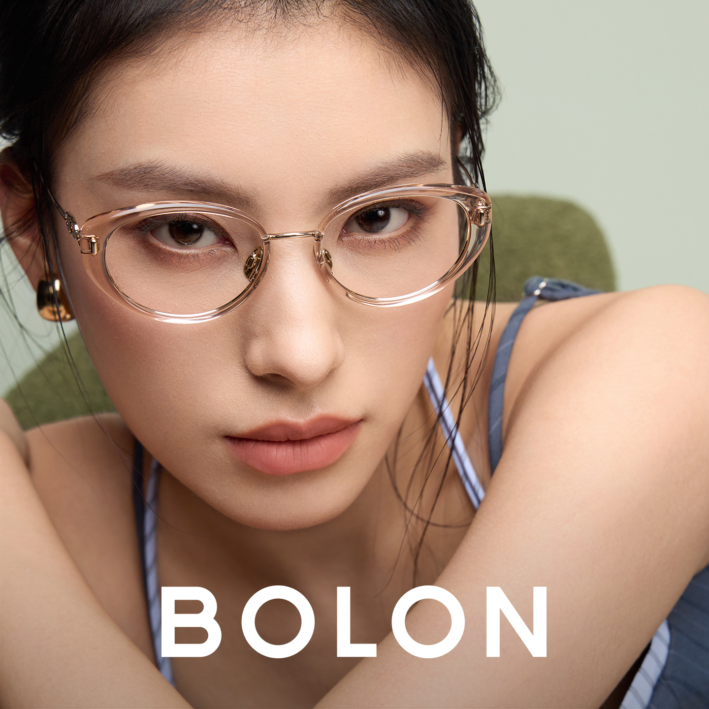 暴龙眼镜框杨紫同款猫眼近视镜架