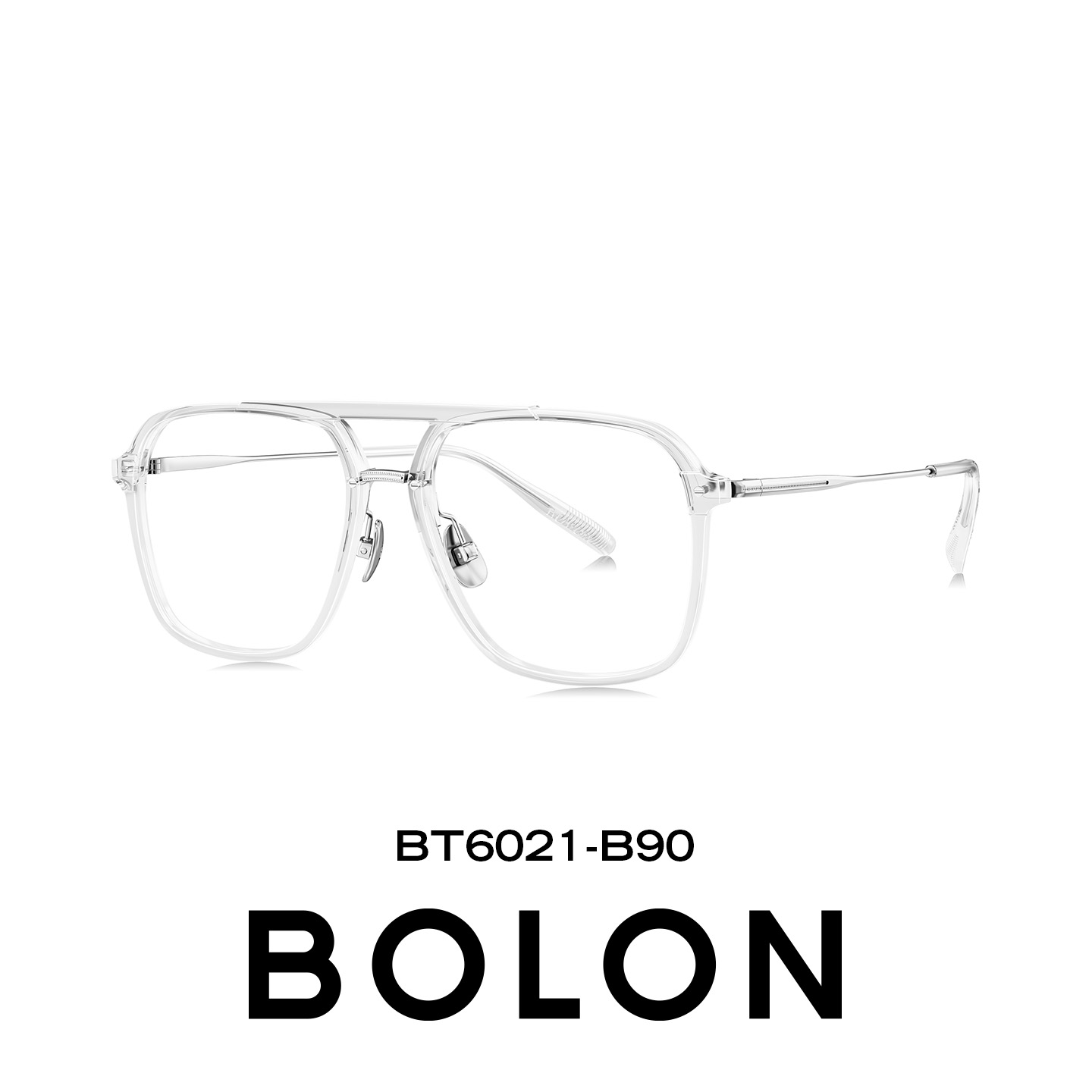 【免费配镜】暴龙双梁钛架近视镜