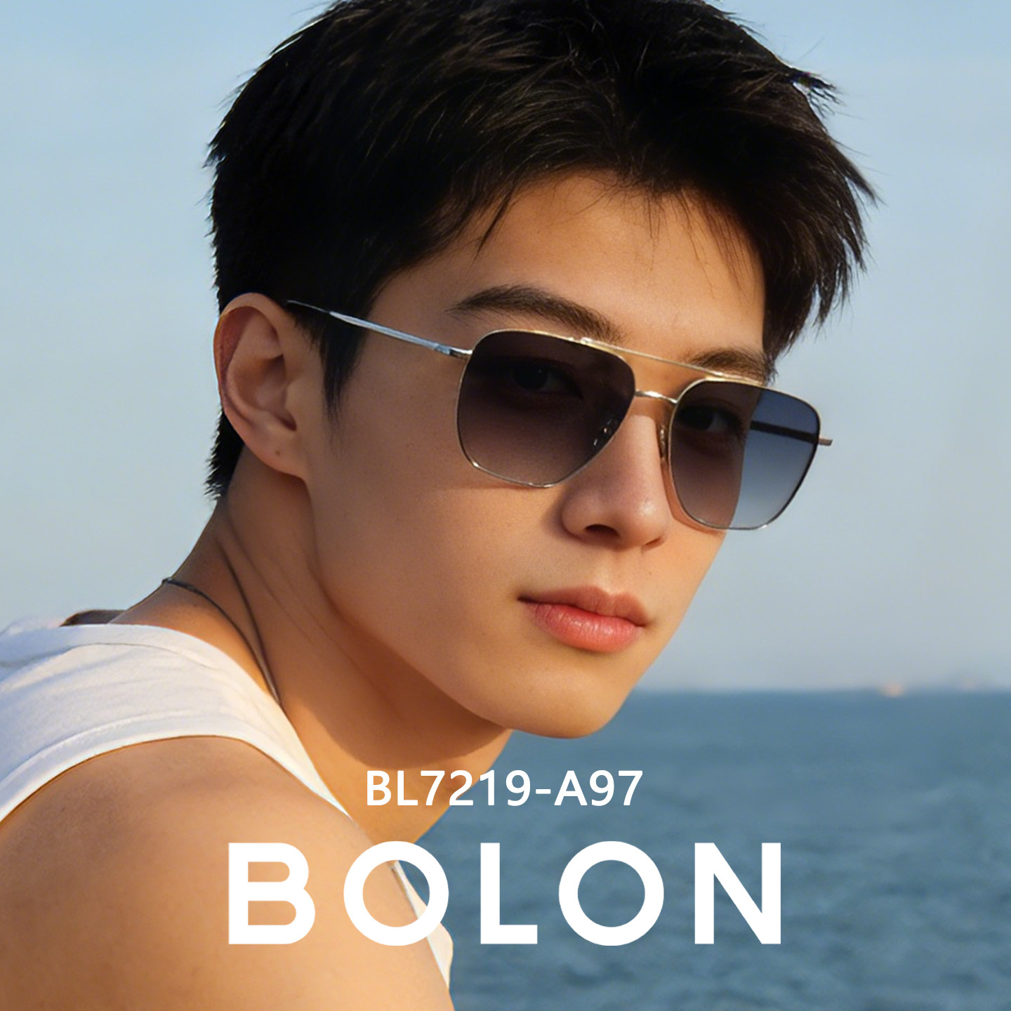 BOLON暴龙眼镜26新品时尚飞行员框复古旅游防晒墨镜太阳镜BL7219