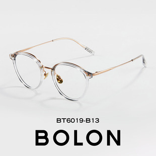 BOLON暴龙近视眼镜框β钛椰子灰猫眼光学镜架男可配度数女BT6019